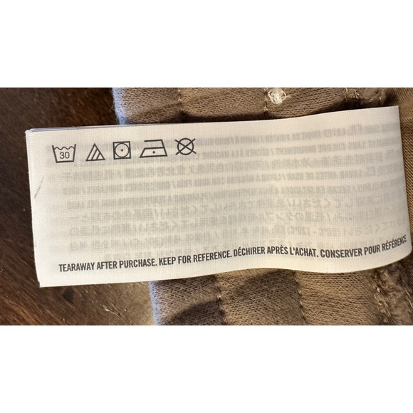 Hollister Mens Relaxed Jogger Sweatpants Tan XXL Logo Side Zip Pocket - Picture 6 of 8